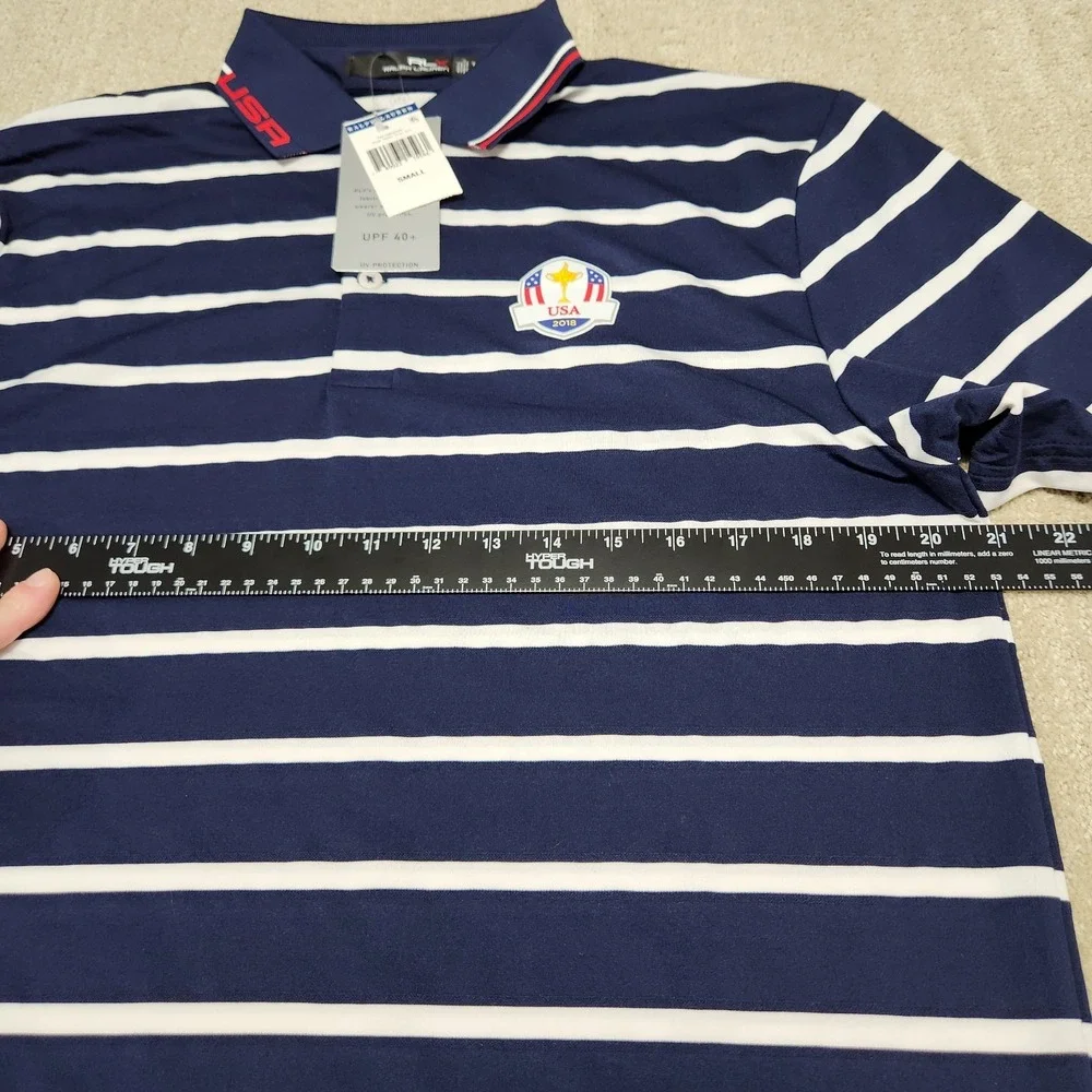Ralph Lauren RLX Polo Shirt Men Small Ryder Cup Team Issued Player 2018 Tour NEW